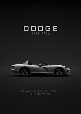 White 2001 Dodge Viper RT-10 Specs