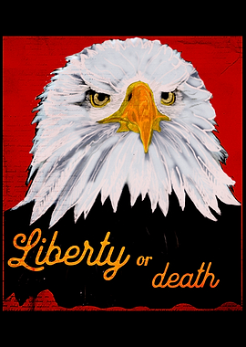 'Liberty or Death' Jamie's Hand-Drawn Eagle Collection
