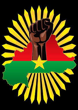 Burkina Faso Fist of Unity