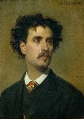 Mariano Fortuny Portrait Painting