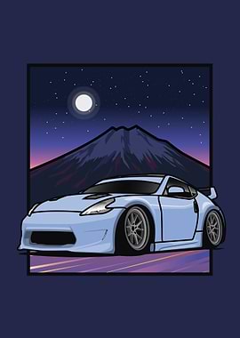 Nissan 370Z at Night