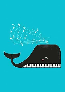 Whale Piano Music