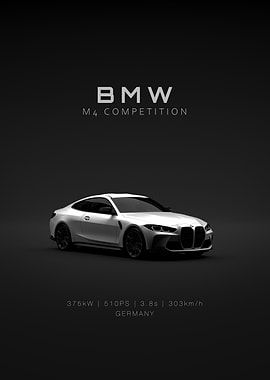 Front BMW M4 G82 2021 SIlver Specs