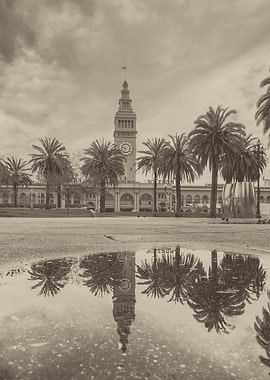San Francisco Ferry Building Reflection