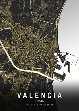 Valencia Silver City Map