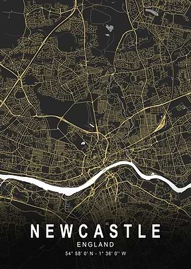 Newcastle Silver City Map