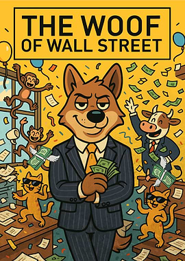 The Woof of Wall Street Cartoon