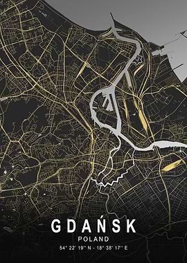 Gdańsk Silver City Map