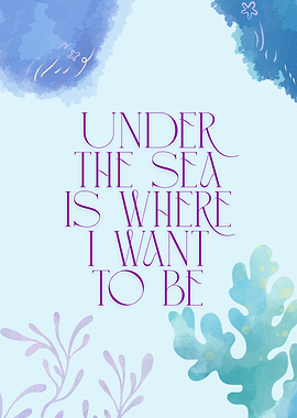 Under the Sea Watercolor Art