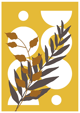 Abstract Botanical Art Print