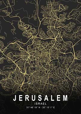 Jerusalem Silver City Map