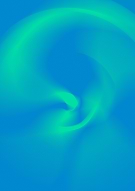 Abstract Blue and Green Swirl