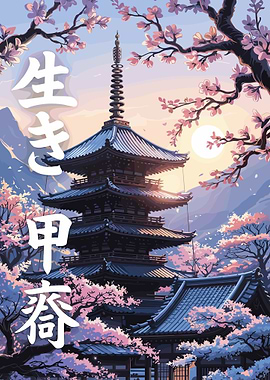 Japanese Temple Vector