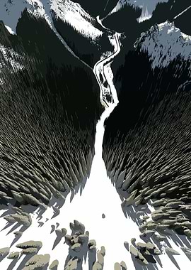 Mountain Pass Landscape