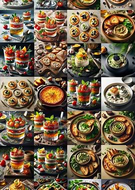 Delicious Food Collage