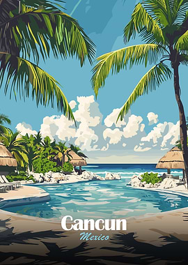 Cancun Mexico Tropical Resort