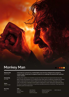 Monkey Man Movie Poster