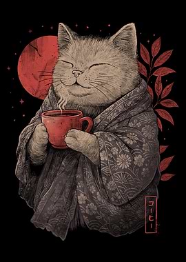 Purrfect Brew Oriental Cat Coffee
