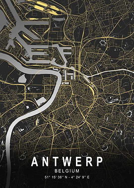 Antwerp Silver City Map