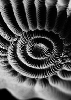 Monochrome Spiral Texture