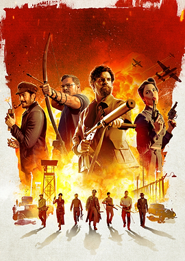 Guns, Bows, and Explosions: Action Poster