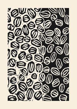 Abstract Seed Pattern Art