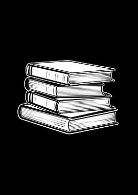 Stack of Books Illustration