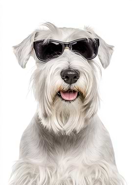 Cool Sealyham Terrier with Sunglasses