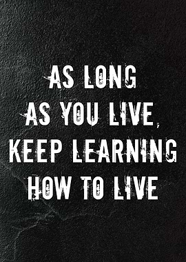 Inspirational Quote on Textured Black Background