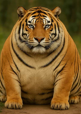 Overweight Tiger Fat