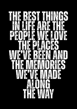 Inspirational Quote: The Best Things