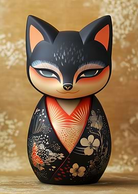 Japanese Fox Doll