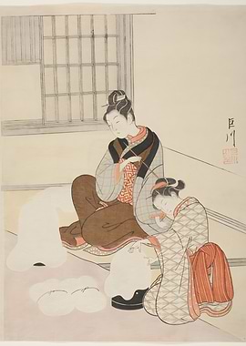 Evening Snow on a Floss Shaper