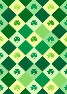 St. Patrick's Day Clover Pattern