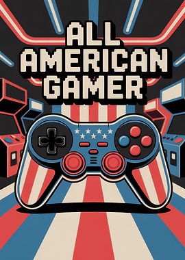 All American Gamer Retro Design