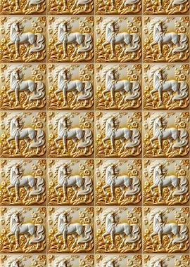Unicorn Relief Pattern