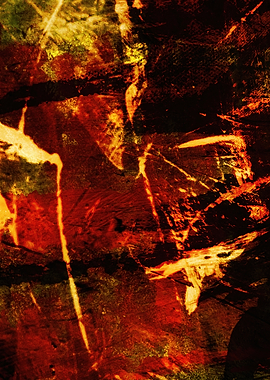 Abstract Red and Yellow Texture