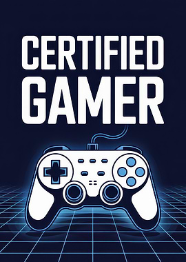 Certified Gamer Controller Graphic