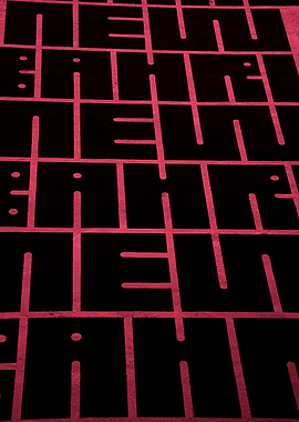 Abstract Pink and Black Pattern