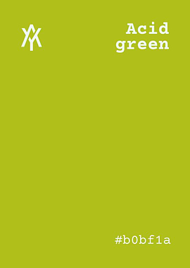 Acid Green Color Swatch
