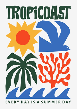 Tropicoast Summer Day Graphic