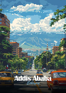 Addis Ababa, Ethiopia Cityscape