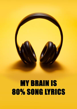 Headphones and Song Lyrics