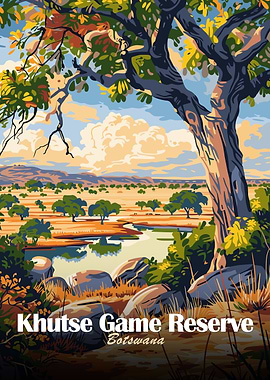Khutse Game Reserve Botswana Landscape