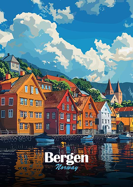 Bergen, Norway Cityscape
