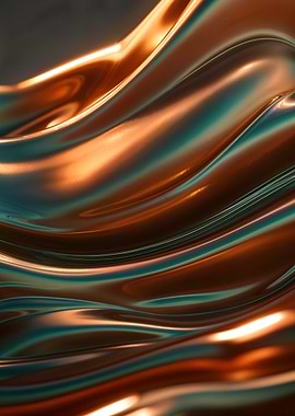 Abstract Metallic Waves