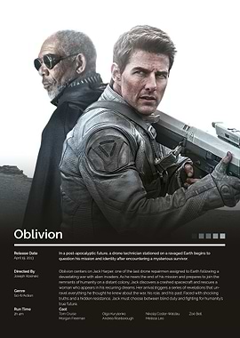 Oblivion Movie Poster
