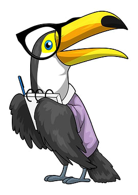 Toucan Secretary Glasses