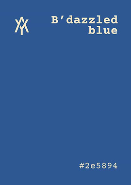 B'dazzled Blue Color Swatch
