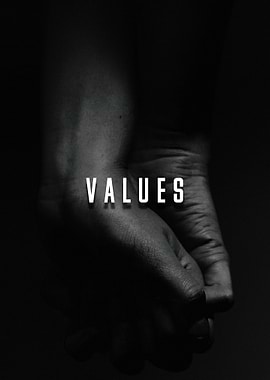 Values: Hands in Black and White